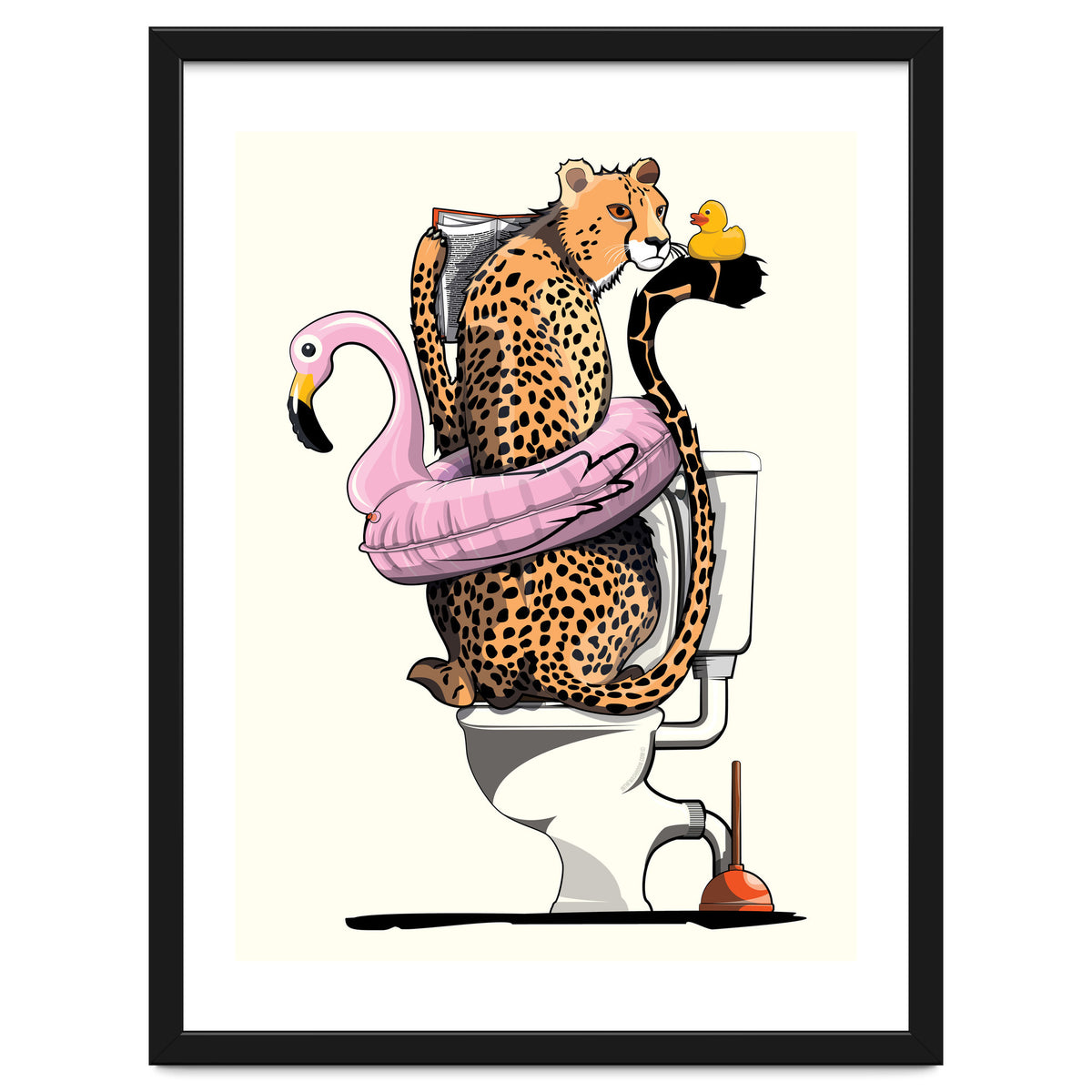 Cheetah on the Toilet, Funny Bathroom Humour