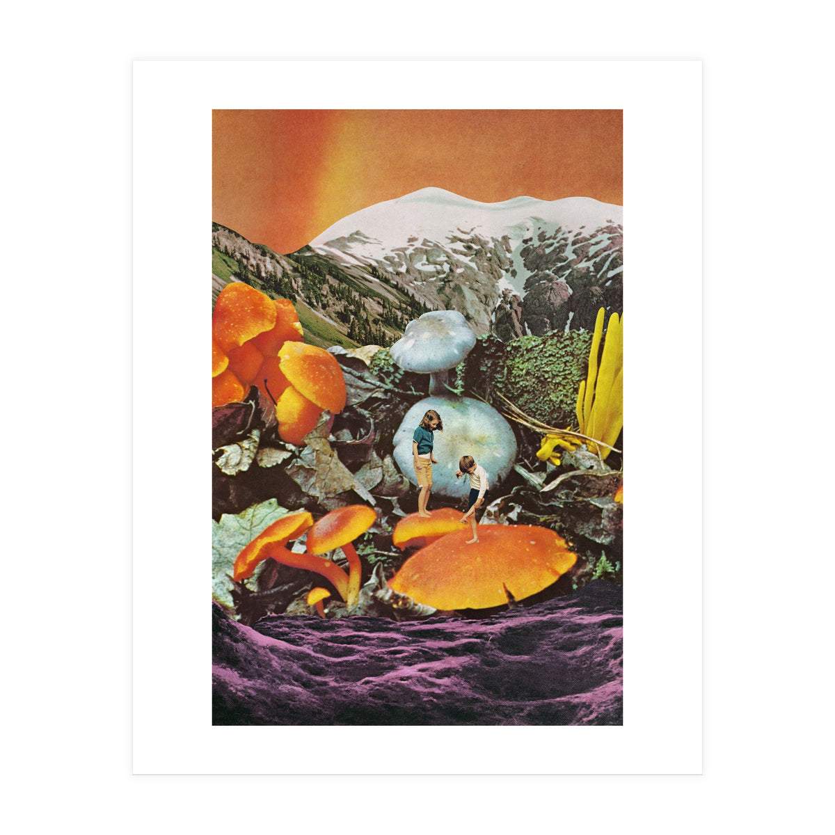 Glowing Mushrooms (Print Only)