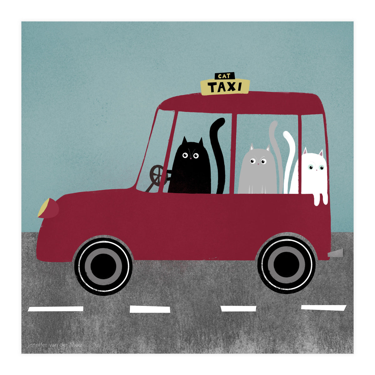 Cat 86: Cat taxi (Print Only)