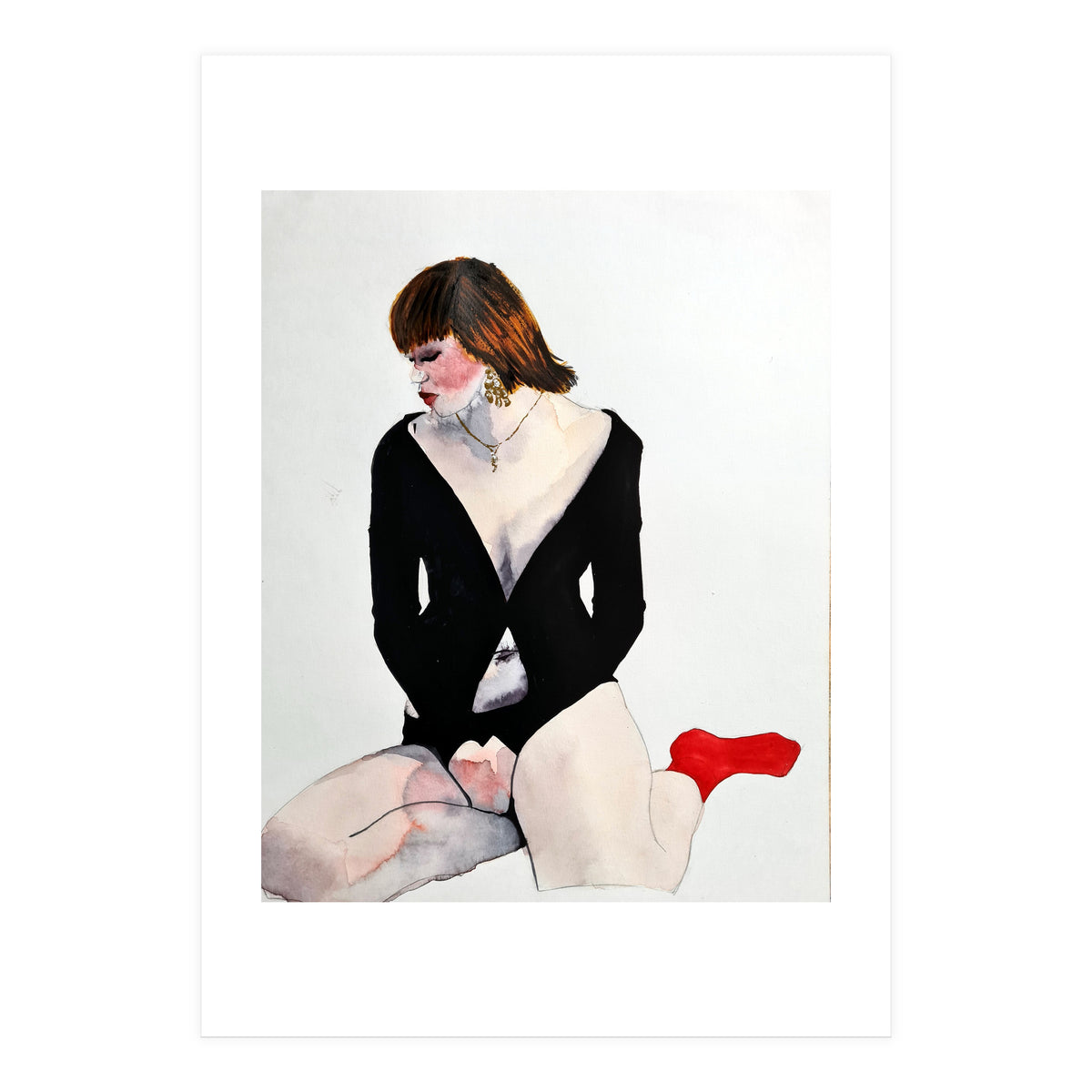 Untitled #95 Red Socks (Print Only)