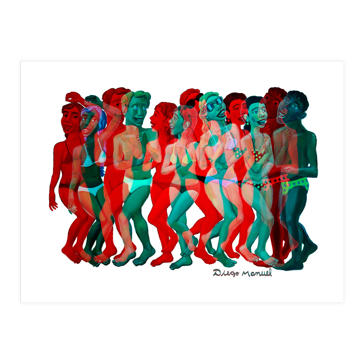 Fiesta En La Playa 2 2 (Print Only)