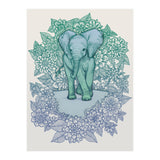 Emerald Elephant in the Lilac Evening (Print Only) thumbnail
