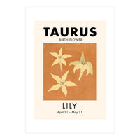 Taurus Birth Flower Lily (Print Only)