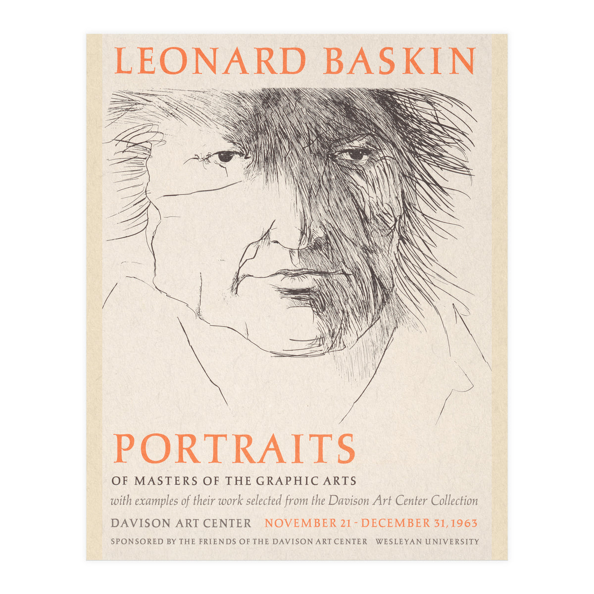 Leonard Baskin Portraits Exhibition (Print Only)