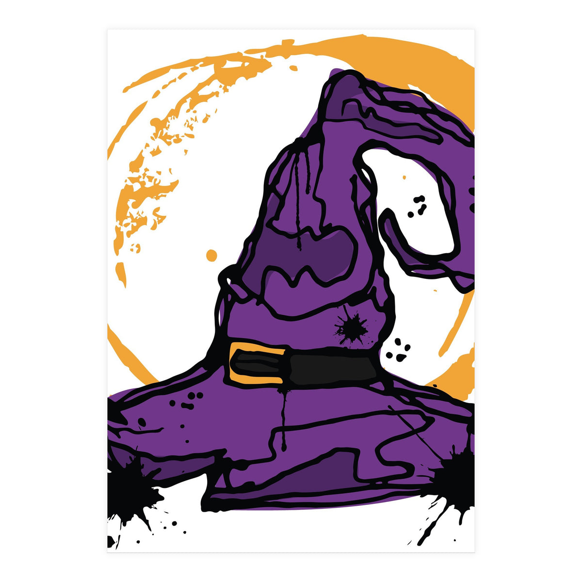 Witch hat Scribble (Print Only)