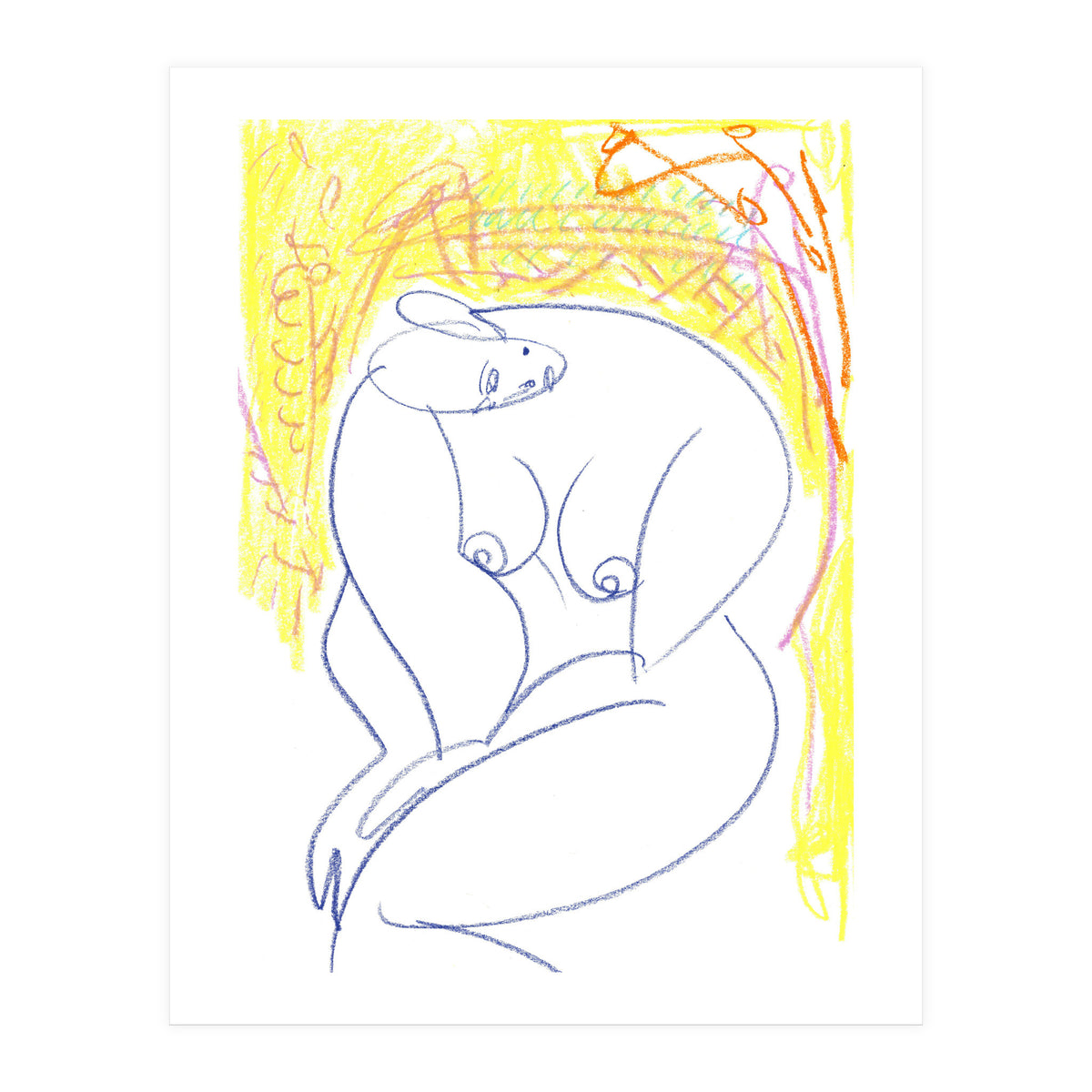 Me On The Chair #2 (Print Only)