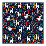 Cute Alpaca Pattern with Cacti, Stars and Crystals (Print Only) thumbnail