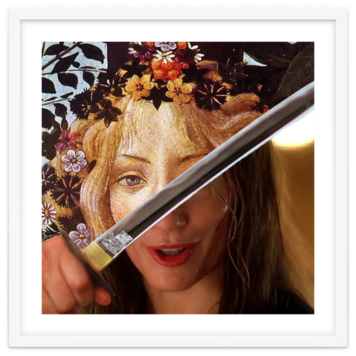 Botticelli's Flora & Black Mamba In Kill Bill