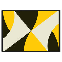 Geometric Shapes No. 4 - yellow, black & white