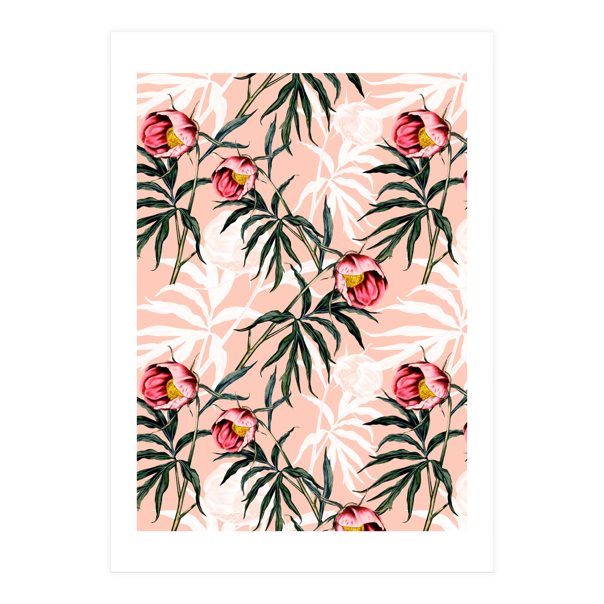 Flowery blooming pink (Print Only)