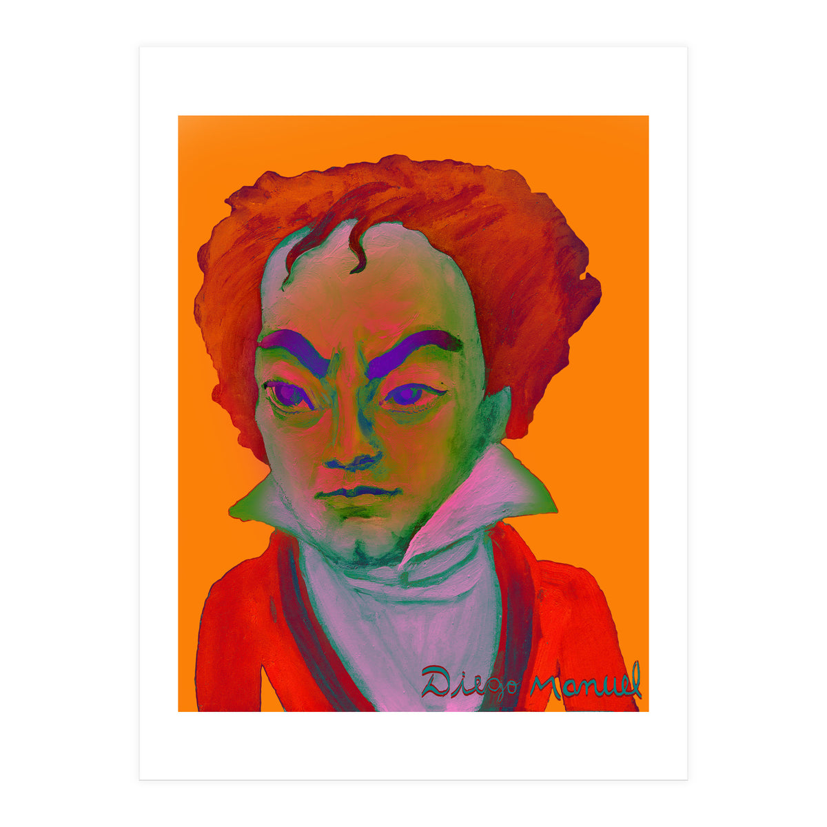 Beethoven Multicolor 1 (Print Only)