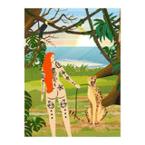 Tattooed Girl with Cheetah (Print Only) thumbnail