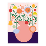 Happy flower jar (Print Only) thumbnail