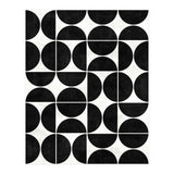 Mid-Century Modern Pattern No.3 - Black and White Concrete (Print Only) thumbnail