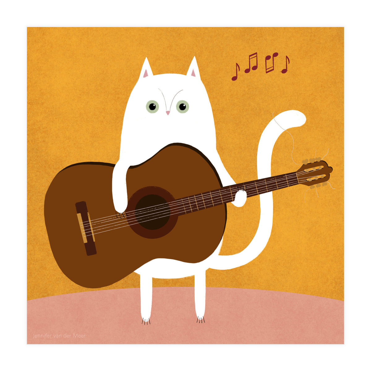 Cat 98: The rock star (Print Only)