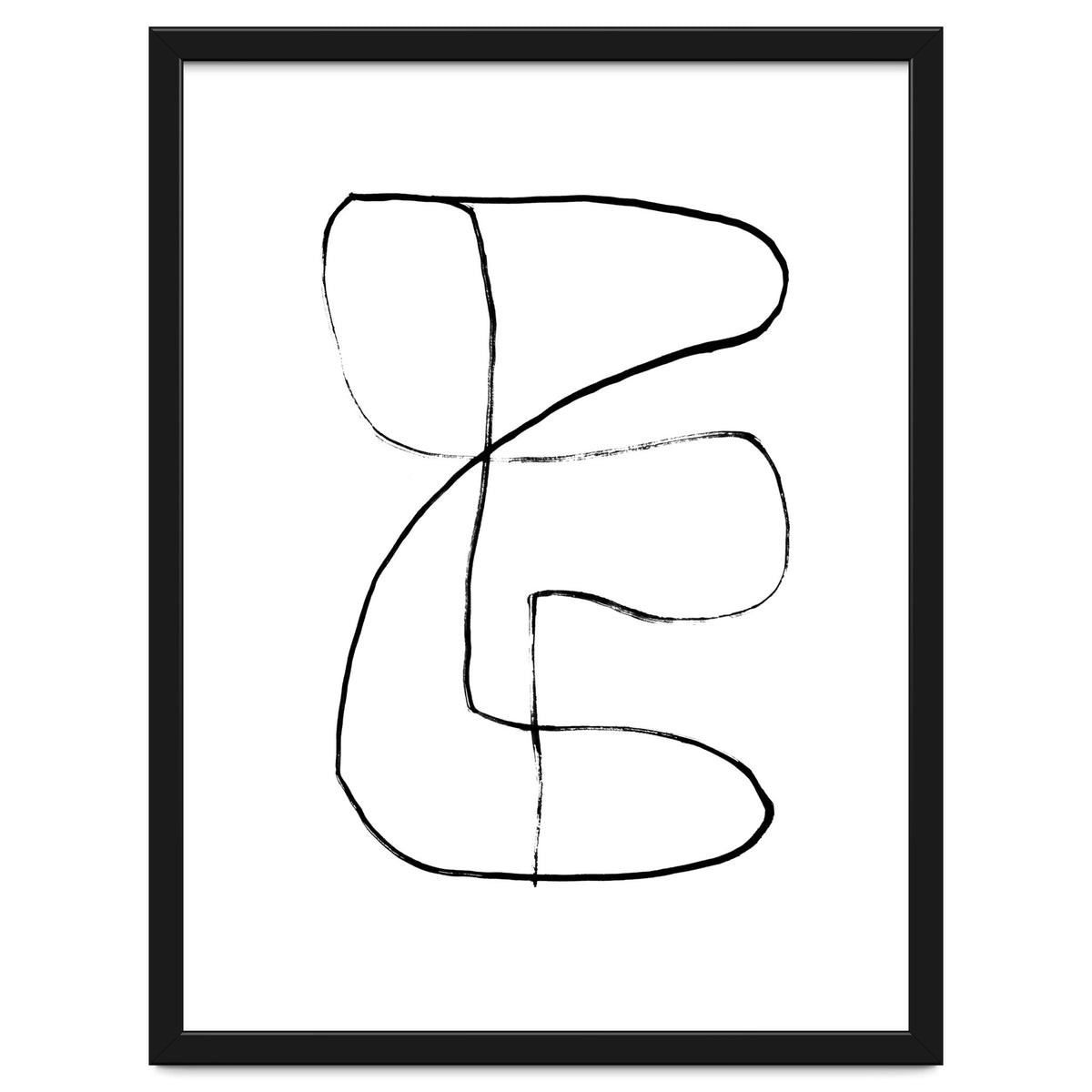 Mid-Century Line Art Print #1