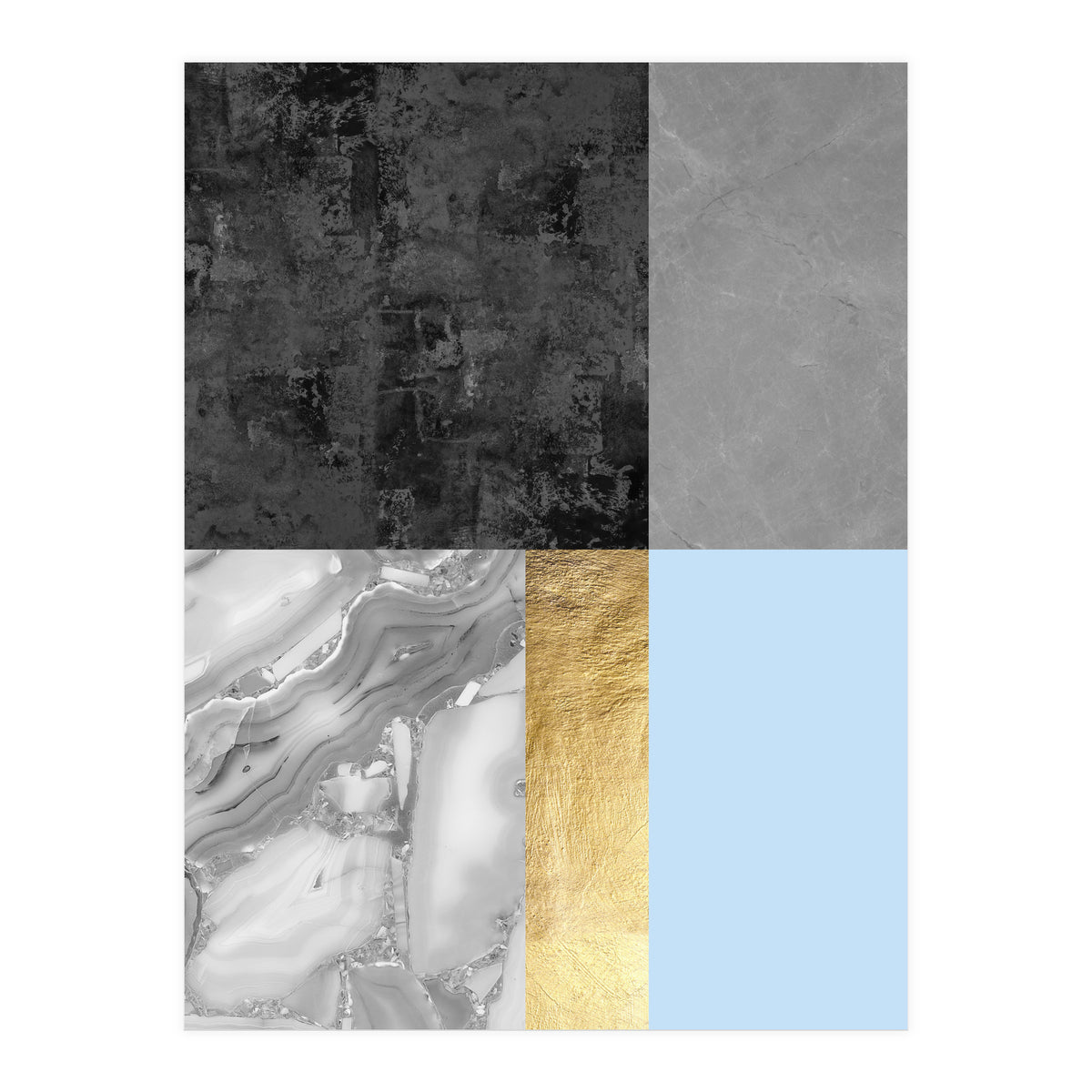 Geometric and golden IV (Print Only)