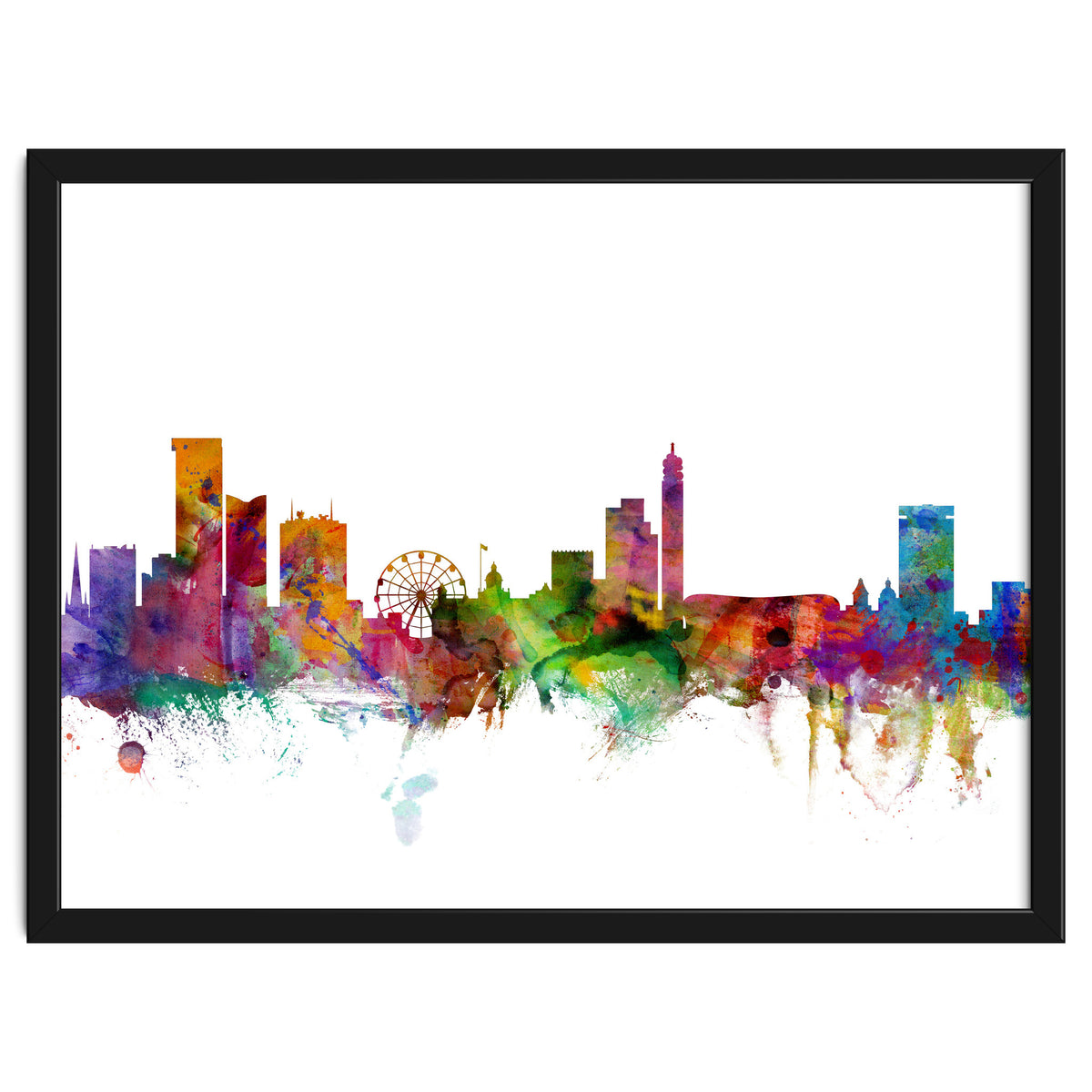 Birmingham England Skyline