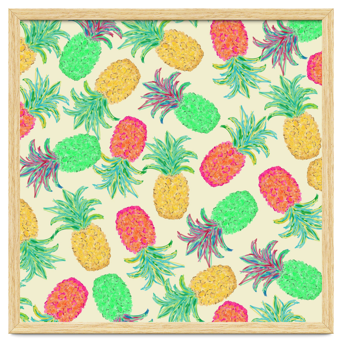 Pineapple Pandemonium Multicolo