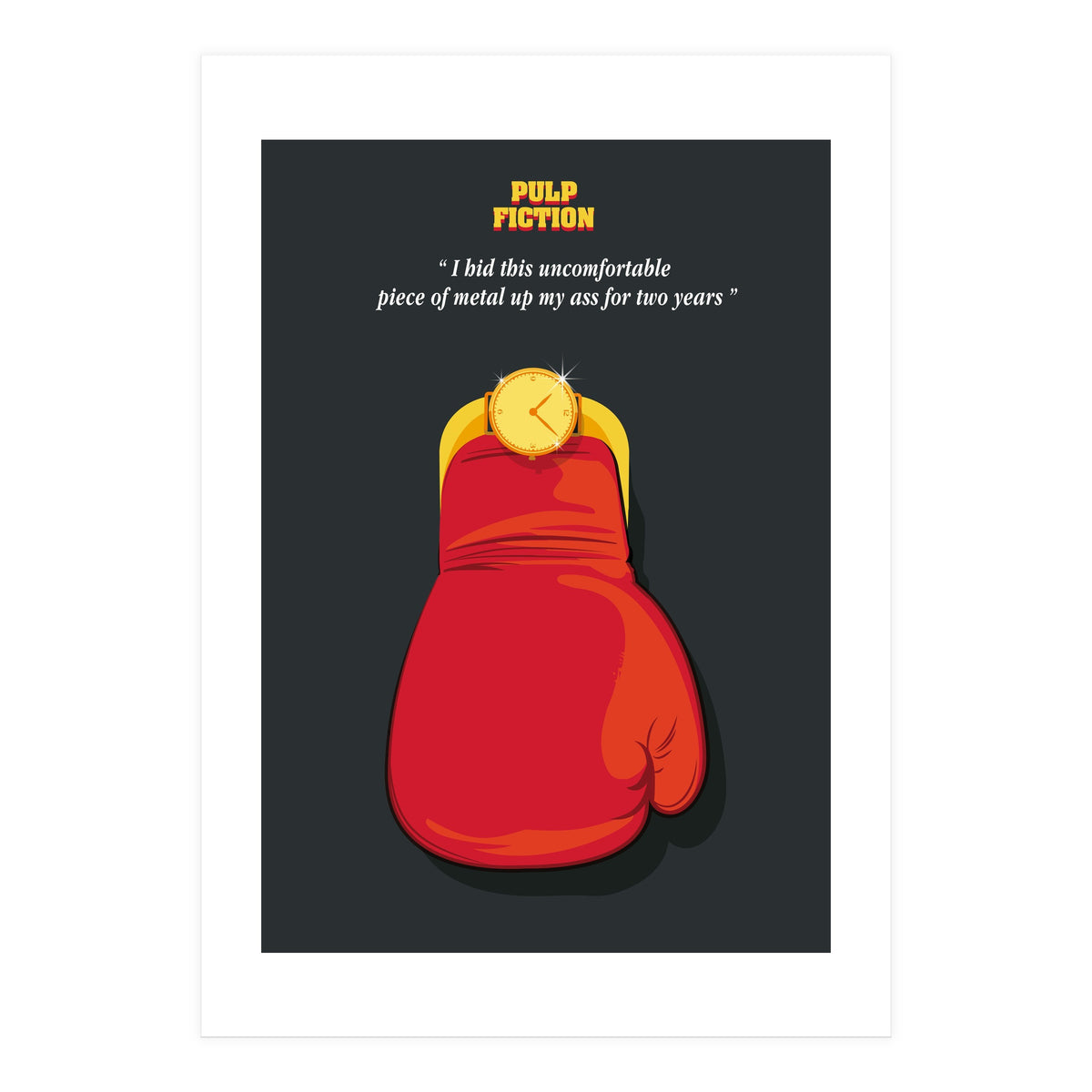 Butch Pulp Fiction movie poster (Print Only)