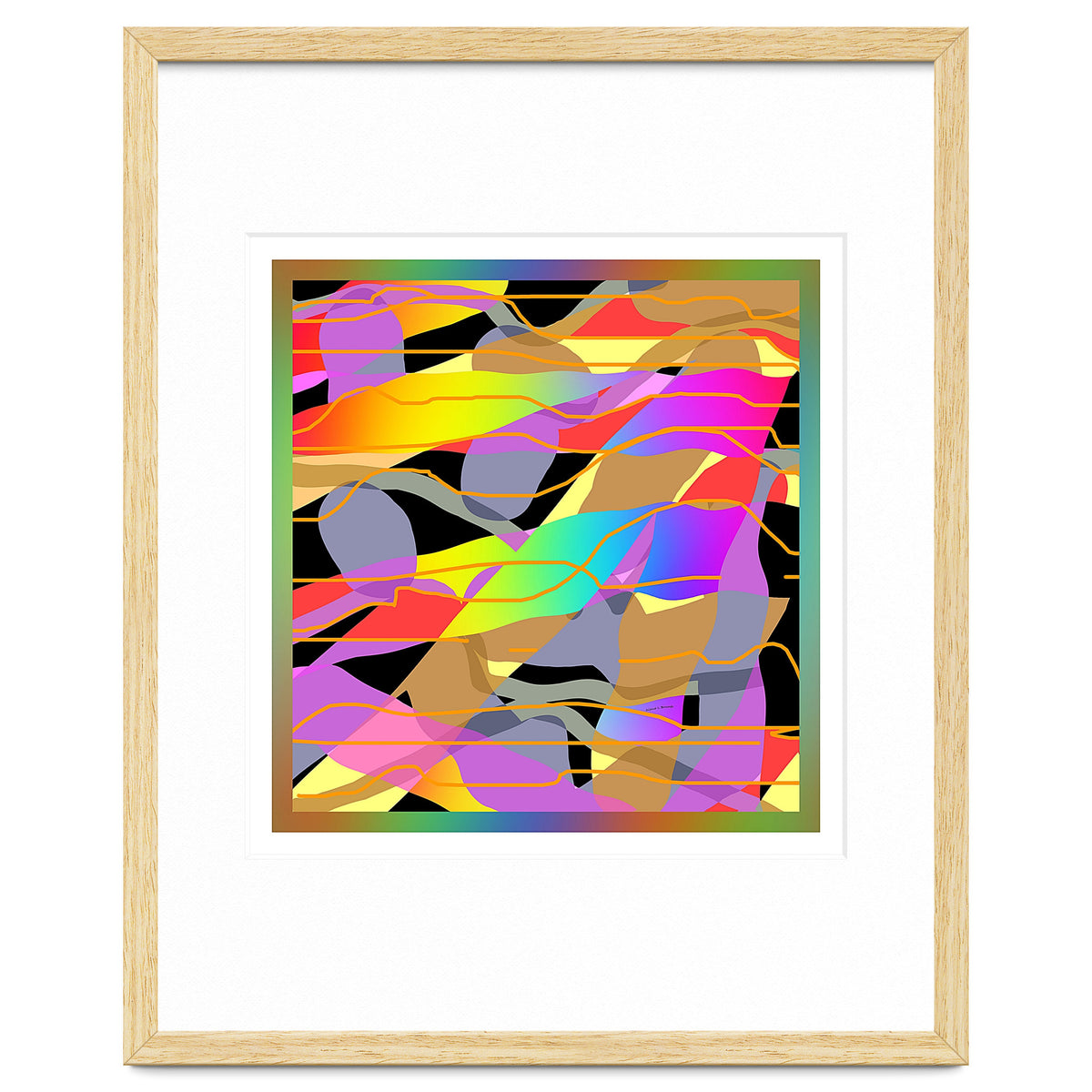 ABSTRACT COLOR BANDS