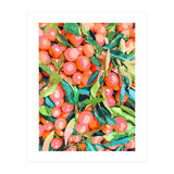 Fruit Garden, Tropical Forest Botanical Painting, Plants Vintage Nature  (Print Only) thumbnail