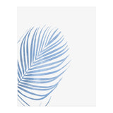 Blue Palm Leaf (Print Only) thumbnail
