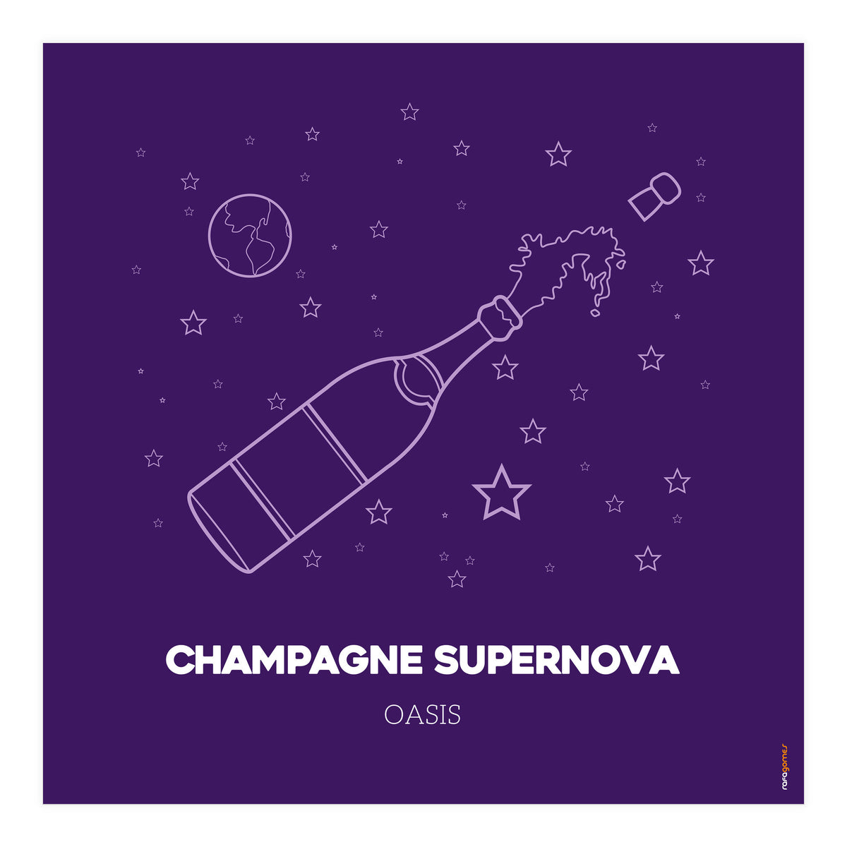 Oasis Champagne Supernova (Print Only)