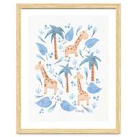 Jungle Giraffes | Blue