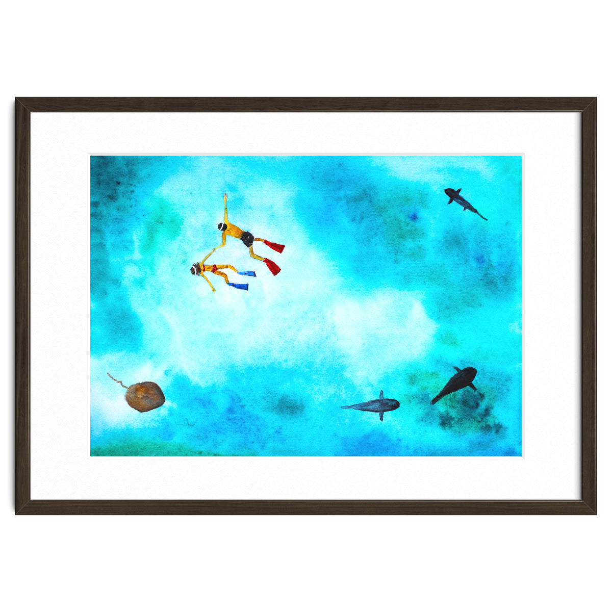 One summer day || watercolor