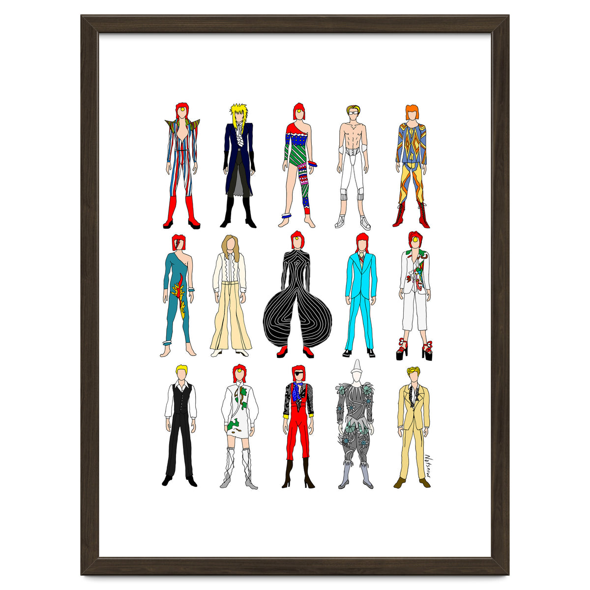 Outfits of Bowie Fashion