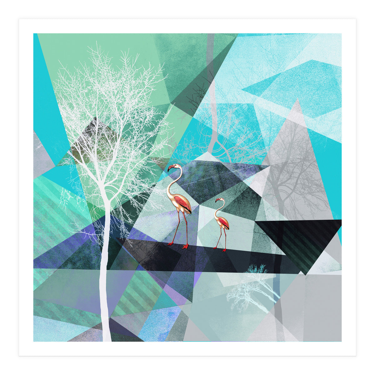 FLAMINGOS P19-A2   (Print Only)