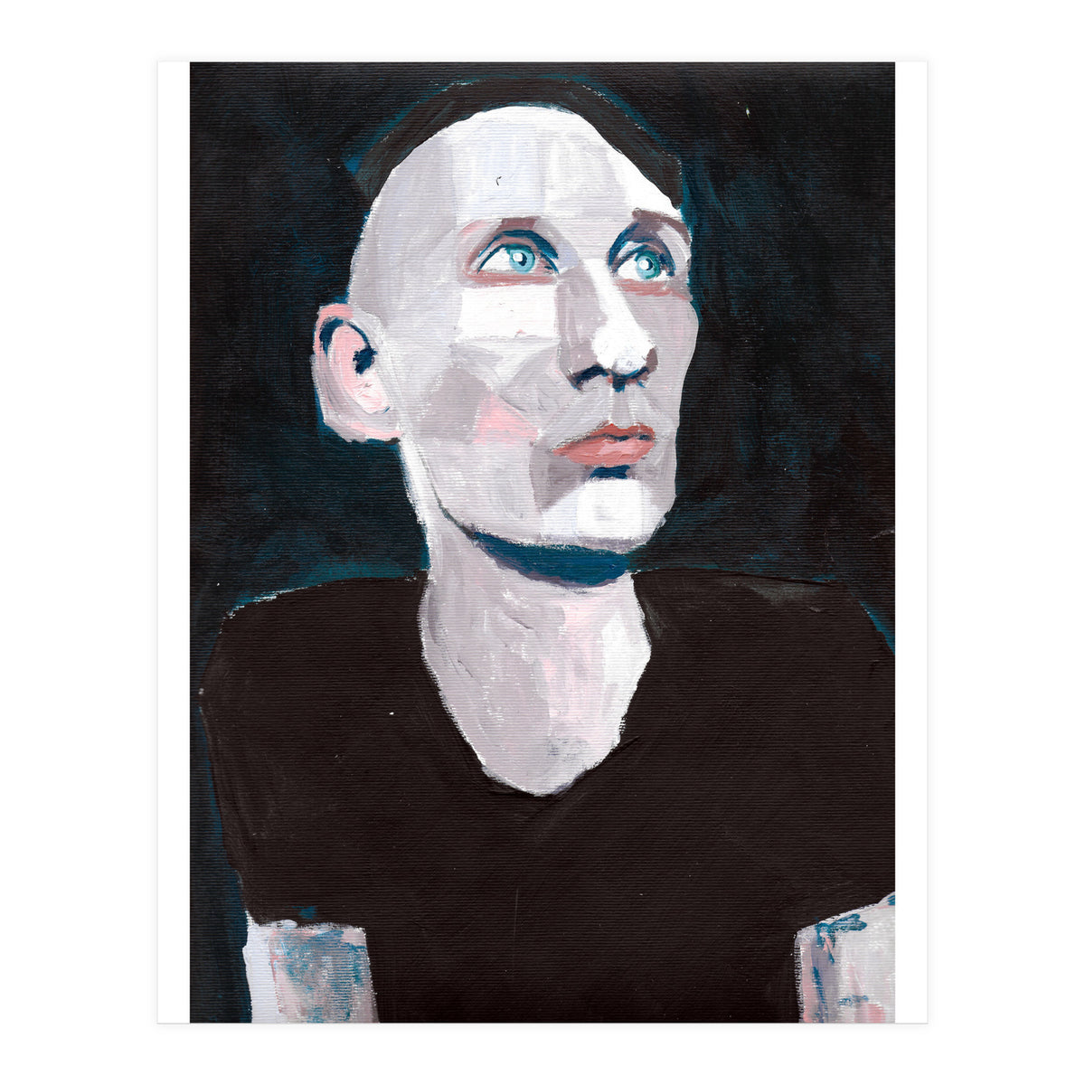 Untitled #029 - Man in black t-shirt (Print Only)