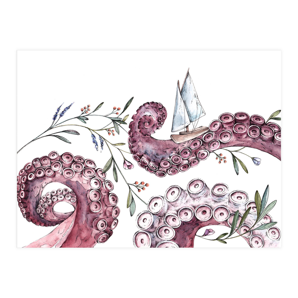 Tentacle adventures (Print Only)