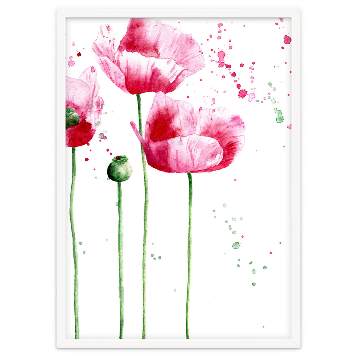 Poppies || watercolor