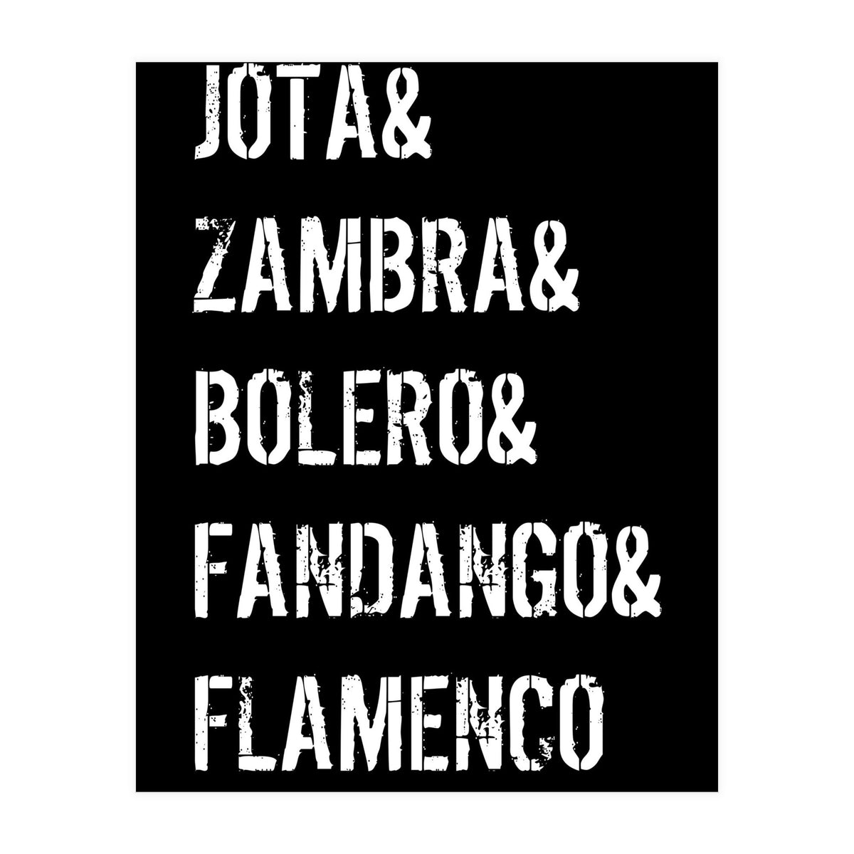 It`s A Spaniard Rythm ! (Print Only)