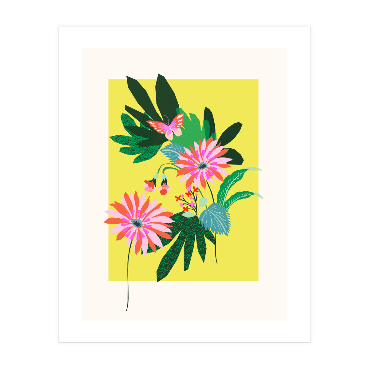 Modern flower (Print Only)