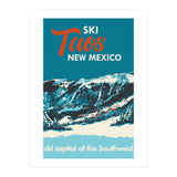 Ski Taos New Mexico vintage poster (Print Only) thumbnail