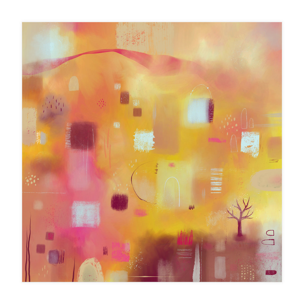 Allotments Near Rochester (Print Only)