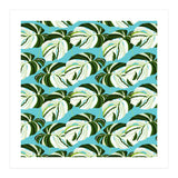 Summer Variegated Monstera | Rainforest Jungle botanical Plants Illustration | Boho Tropical Nature (Print Only) thumbnail
