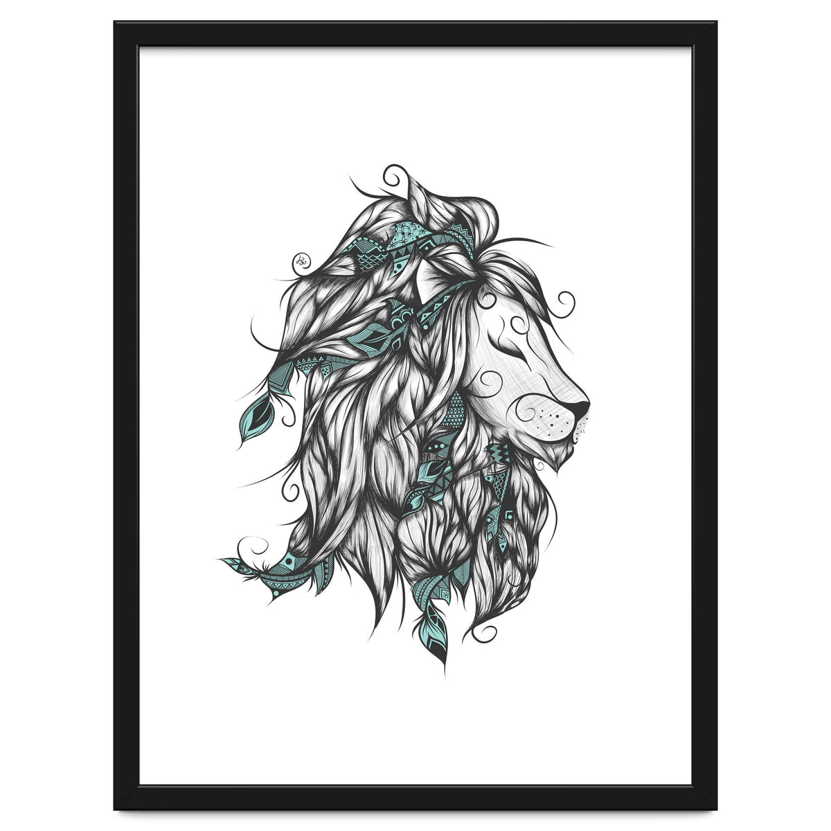Poetic Lion Turquoise