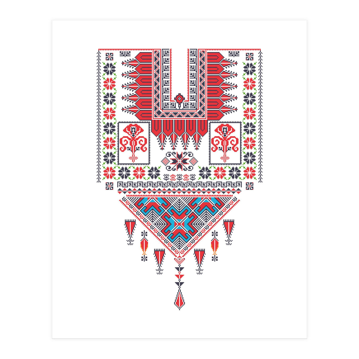 Tatreez Ornament 8 (Print Only)