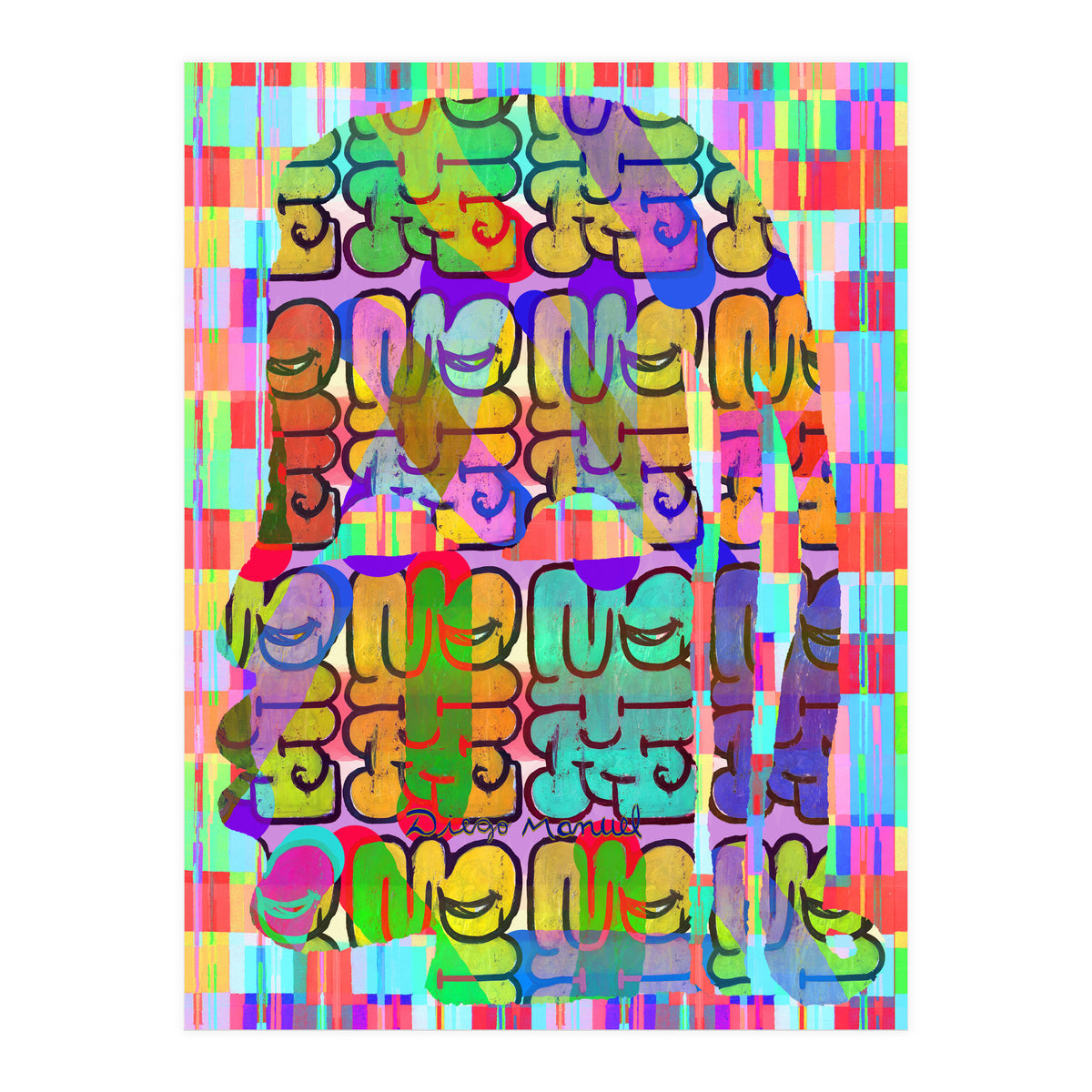 Abstracto Pop Nuevo B Nuevo 7 (Print Only)