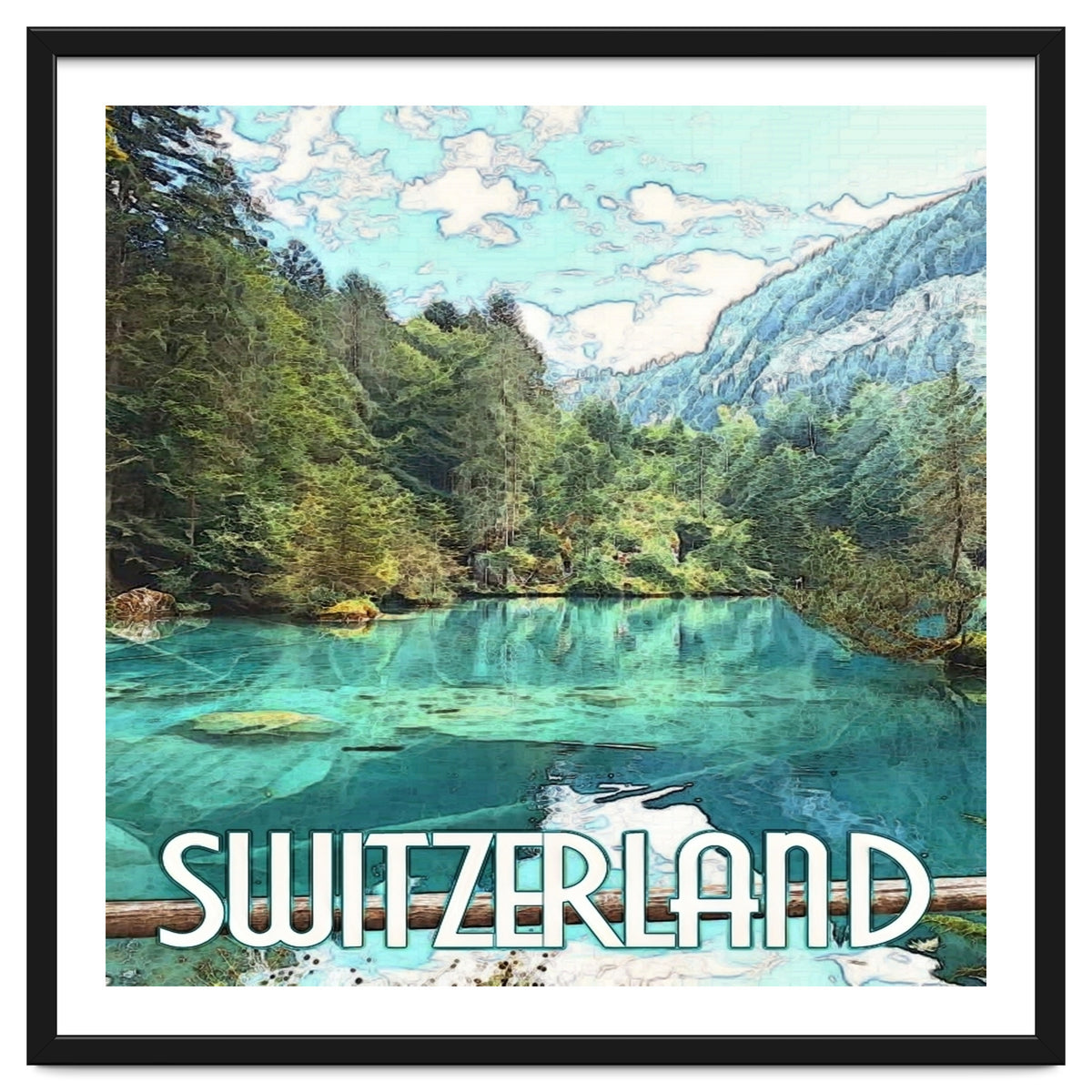 Blausee Naturpark, Switzerland.