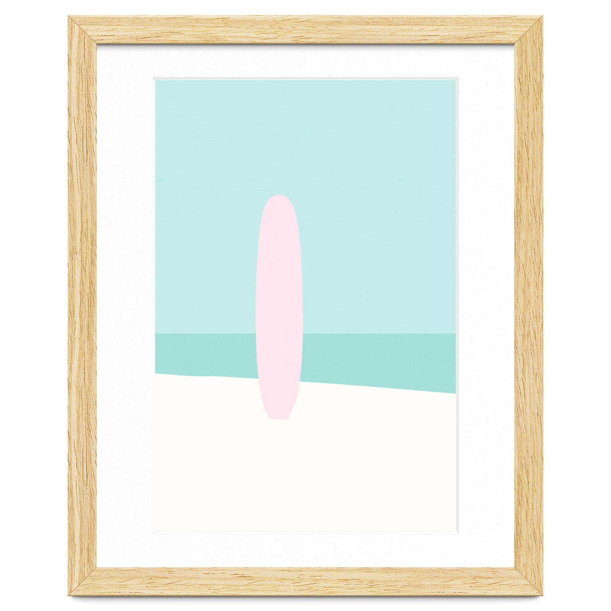 Minimal Surfboard - Turquoise Coast