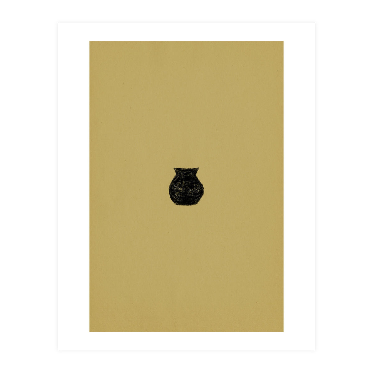 Olive green and black crock (Print Only)