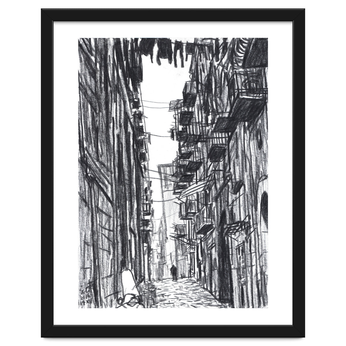 Napoli's Narrow Street