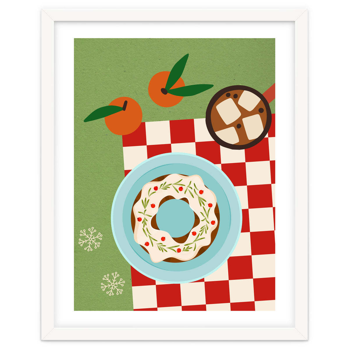 Christmas Wreath Cake