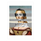 Rafael Portrait of Young Woman with Unicorn & Liz Taylor (Print Only) thumbnail