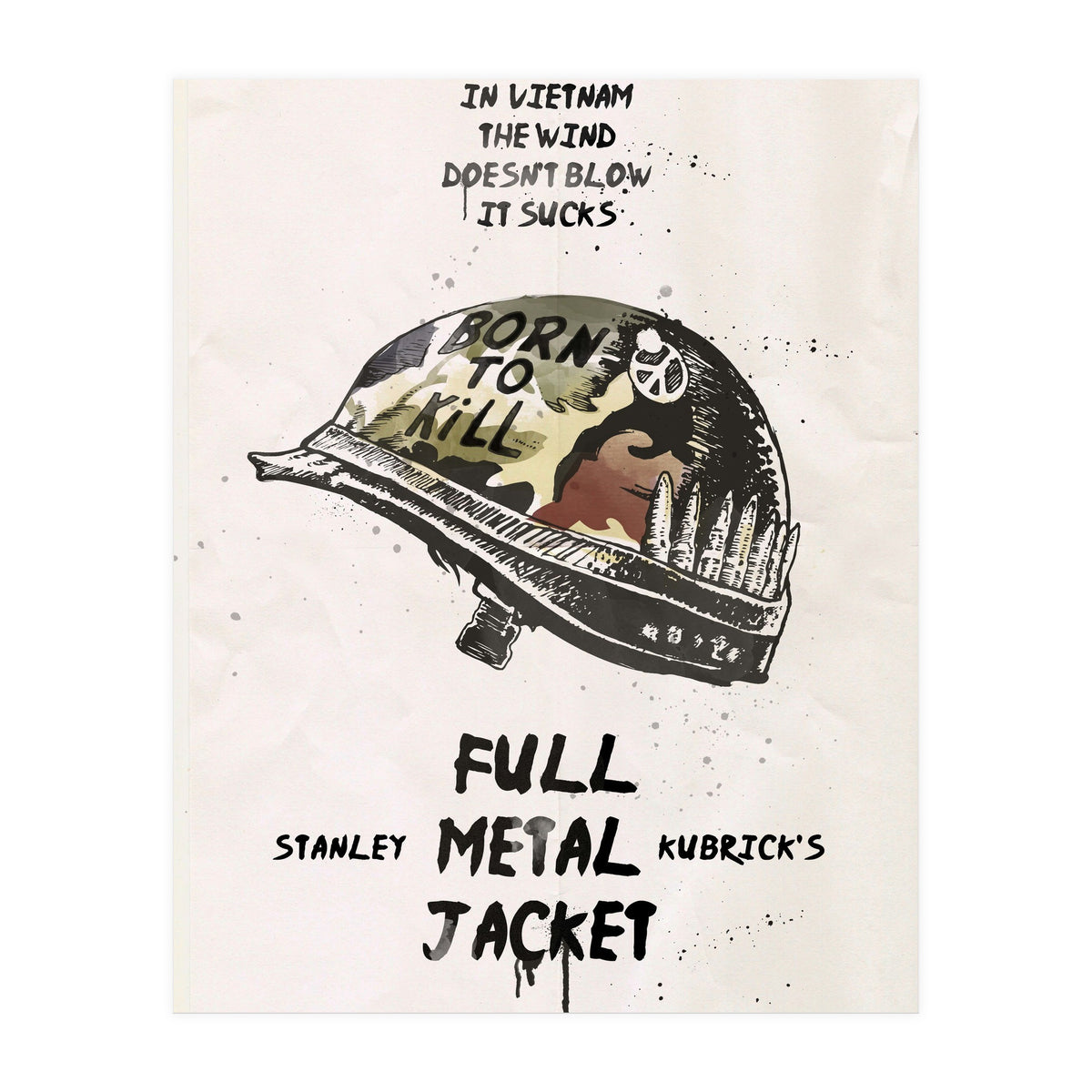 Full Metal Jacket movie poster (Print Only)
